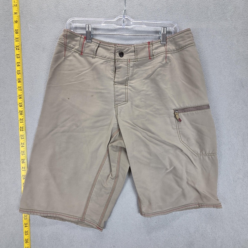 Lululemon Shorts Mens 31 Beige Wet Dry Warm Performance Stretch Zip Pocket‎